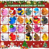 Advent Calendar 2026 Rubber Duck Advent Calendar 24 Days of Christmas Countdown Toys for Kids Boys and Girls Christmas Party Favors Gifts
