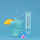 Waterboy Weekend Recovery | 3,200mg Electrolyte Powder Packets | Ginger + L-Theanine + Vitamins | No Sugar, All Natural, Gluten Free | 24 Drink Stick Mixes (Blue Raspberry)