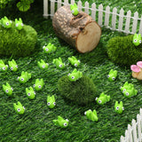 Geelin 50 Pcs Mini Resin Grasshopper Figures Bulk, Miniature Resin Animal Realistic Grasshopper Tiny Bug Ornament Lifelike Forest Tool for Party Shooting Props Favor