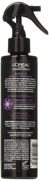L'Oréal Paris Advanced Hairstyle BOOST IT Blow Out Heatspray, 5.7 fl. oz.