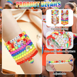 Shcsdr 40 Pcs Pride Bracelets for Women, Friendship Bracelet Bulk