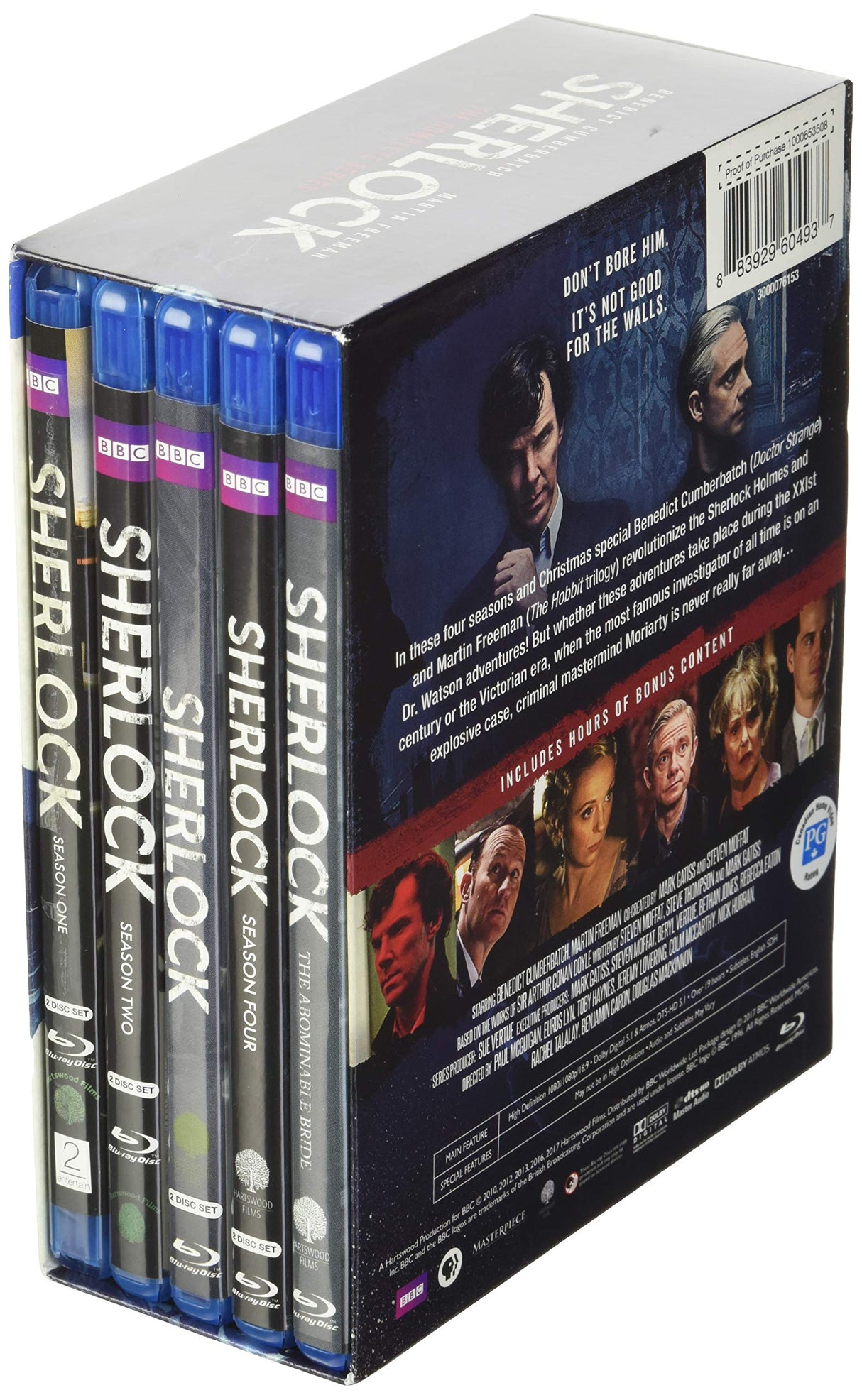 Sherlock: Seasons 1-4 & Abominable Bride Gift Set [Blu-ray]