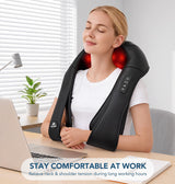 Neck Massager for Pain Relief Deep Tissue with Heat, Gifts for Women Men