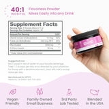 Optify Myo-Inositol & D-Chiro Inositol Supplement Powder for Women – 40:1 Ratio Plus Folate and Vitamin D – Support Healthy Hormonal Balance, Regular Cycles, & Ovarian Health – 30-Day Supply