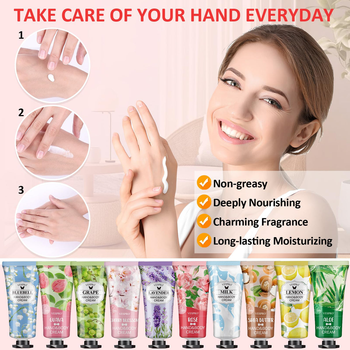 210 Pack Moisturizing Hand Cream Gifts Set For Women,Mothers Day Gifts for Mom, Hand Lotion Travel Size for Dry Cracked Hands, Bulk Fragrance Hand Lotion for Teacher Appreciation Gifts and Nurse Gifts