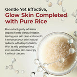 Peel Shot Glow Rice Ampoule Duo White rice ampoule+Black rice ampoule Soft Exfoliating Face and Body Scrub Dead Skin Cells, Blackheads Remover for All Skin Types
