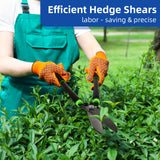 Hedge Clippers Heavy Duty Hedge Shears, Hedge Clippers for Gardening Pruning Shaping Shrubs and Decorative Plants Garden Hedge Shears for Effortless Trimming