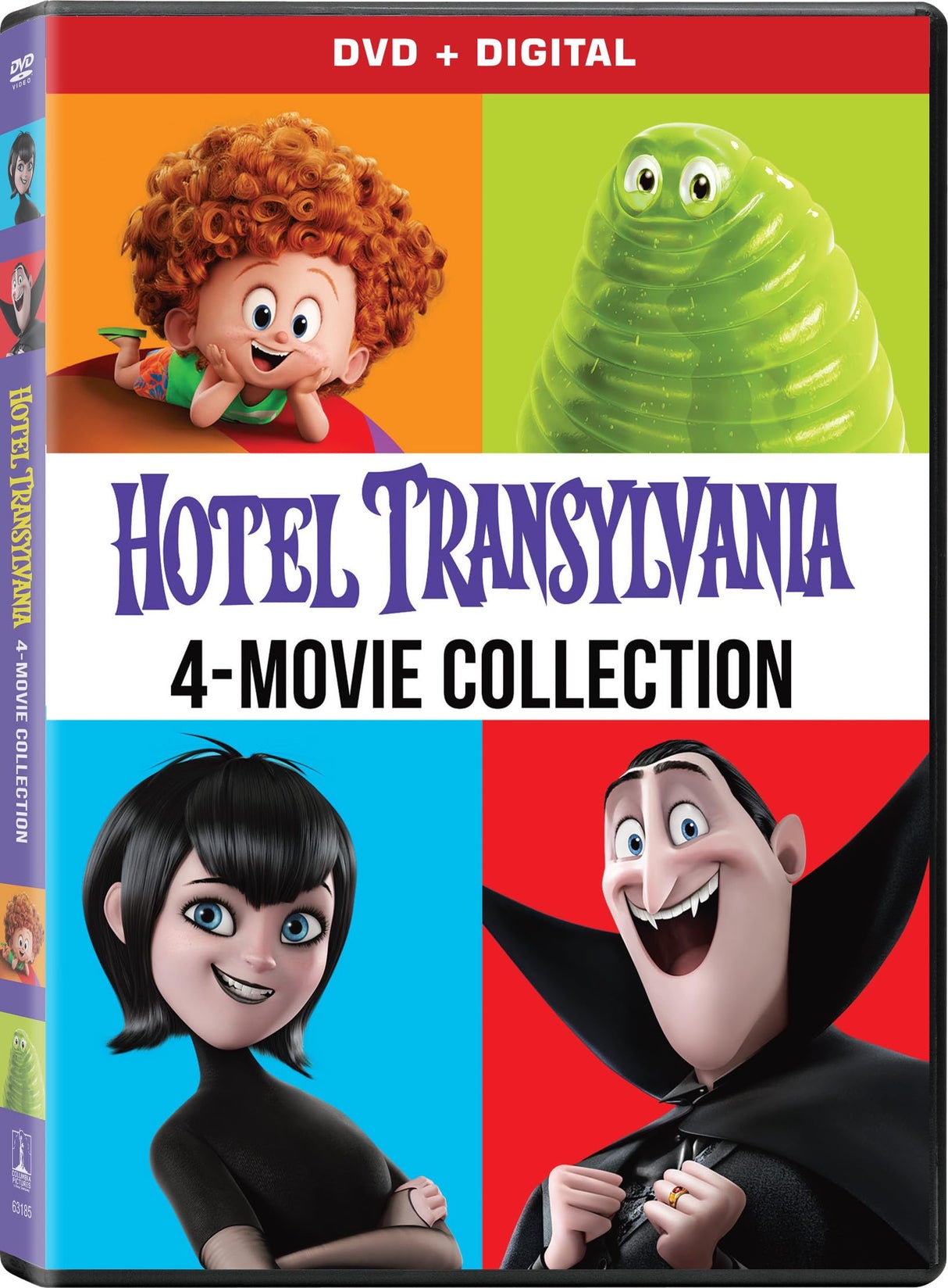 Hotel Transylvania / Hotel Transylvania 2 / Hotel Transylvania 3: Summer Vacation / Hotel Transylvania: Transformania - Set - DVD + Digital