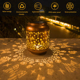 Butterfly Solar Lanterns Outdoor Waterproof, Butterfly Gifts for Women Grandma Mom, Hanging Rose Solar Lights for Garden Decor