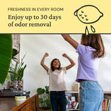 Fresh Wave Lemon Odor Removing Gel, 7 oz., Pack of 3 - Safer Odor Absorbers for Home, Natural Plant-Based Odor Eliminator, Every 7 oz. lasts 15-30 Days, For Cooking, Trash & Pets