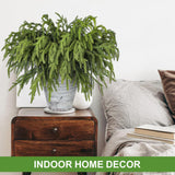 Artgar 12 Pcs Pine Branches - 18 Inch Artificial Green Pine Stem - Real Touch Christmas Greenery Pines Branches for DIY Flower Arrangement Home Indoor Christmas Decor