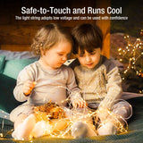 Fairdeer 50 Pack Fairy Lights Battery Operated - 7ft 20 Led Twinkle Lights 3 Modes, Bulk Mini String Lights Waterproof for Mason Jars Vases DIY Party Wedding Decoration Christmas -Warm White