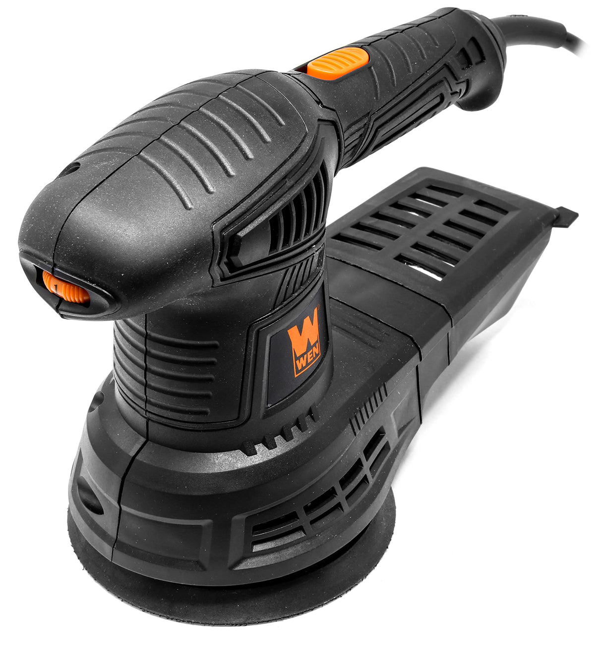 WEN 6305 3.7-Amp 5-Inch Variable Speed Random Orbit Rotary Sander, Black