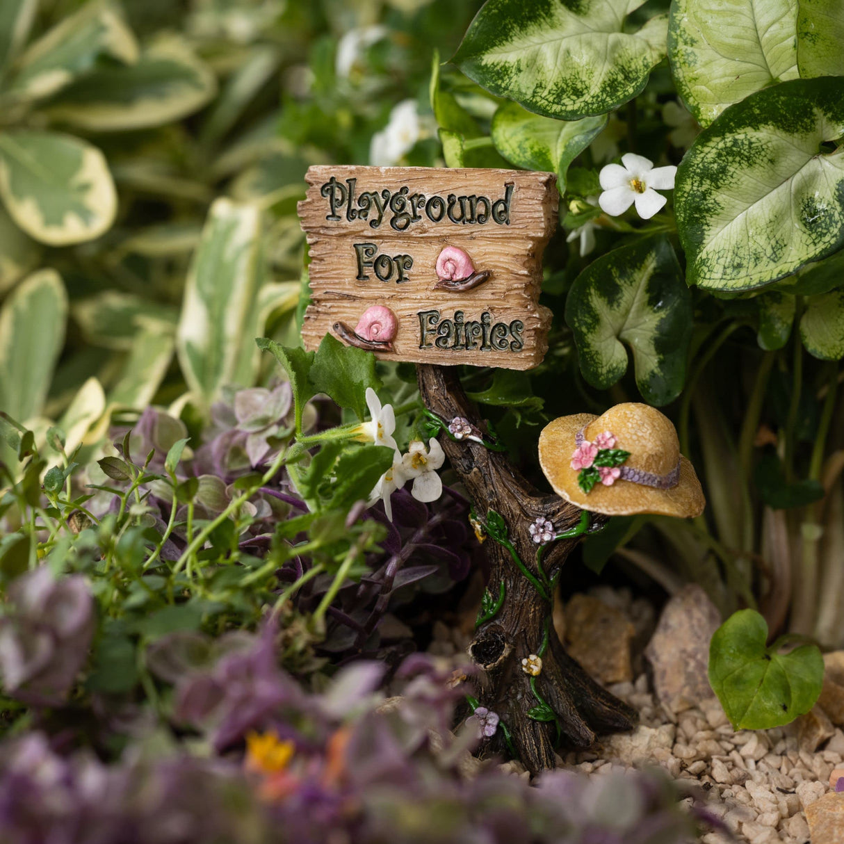 PRETMANNS Fairy Garden Accessories Outdoor Kit, Fairy Figurines, 4 Piece