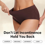 Everdries Washable & Reusable Incontinence Underwear for Women Over 60 - Leakproof, Discreet, Absorbent, Machine-Washable Panties (Comfort Plus, L, Pack of 5)