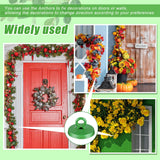 WILLBOND Plant Anchor Kit, 80 Pcs Vine Anchors 5 Pack Silicone Adhesive Sealant Garden Tie Tape Metal Wire Wire Cutters for Spring Trellis Vine and Stucco Brick Wall Climbing Plants Supplies(Green)