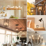 12-Pack Dimmable E12 LED Candelabra Bulbs 60W Equivalent, 2700K Soft Warm White, 600 Lumens B11 Candle Base 6W C35 LED Filament Vintage Light Bulbs, Clear Glass for Chandelier Ceiling Fan High CRI 90+