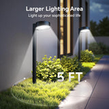 Ahaorigin 12 Pack Solar Pathway Lights Outdoor, 12 Brighter LED Solar Lights Outdoor Waterproof, Up to 12 Hrs Modern Path Light for Yard Garden Walkway Driveway Lawn, Cool White