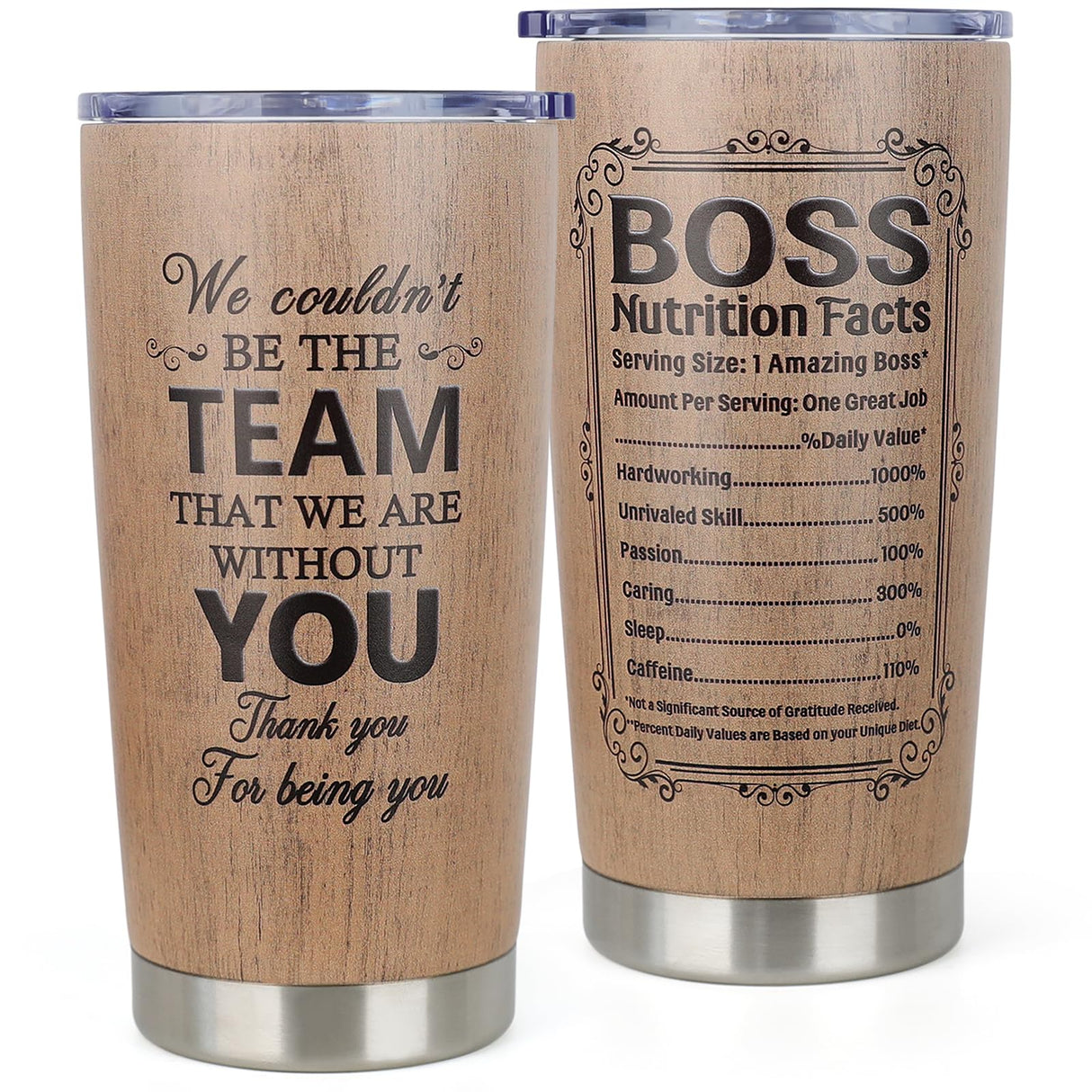 Boss Gifts for Men - Bosses Day Gifts for Men - Christmas Birthday Appreciation Gift for Bosses from Employee - Manager Leader Principal Boss Day Gift Ideas for Him - 20 oz Stainless Steel Tumbler
