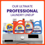 Tide PRO Laundry Detergent Liquid Bulk, Removes Hotel, Restaurant, and Healthcare Stains in One Wash, Commercial Use, 129 loads, 170 fl oz (Case of 4)