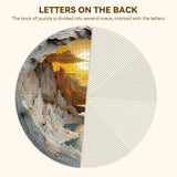 1000 Pieces Jigsaw Puzzle for Adults–3D Sunset Canyon, 26.6 x 26.6in Impossible Difficult Hard Challenging Jigsaw Puzzles, Perfect Christmas Birthday Party Home Decor Gift