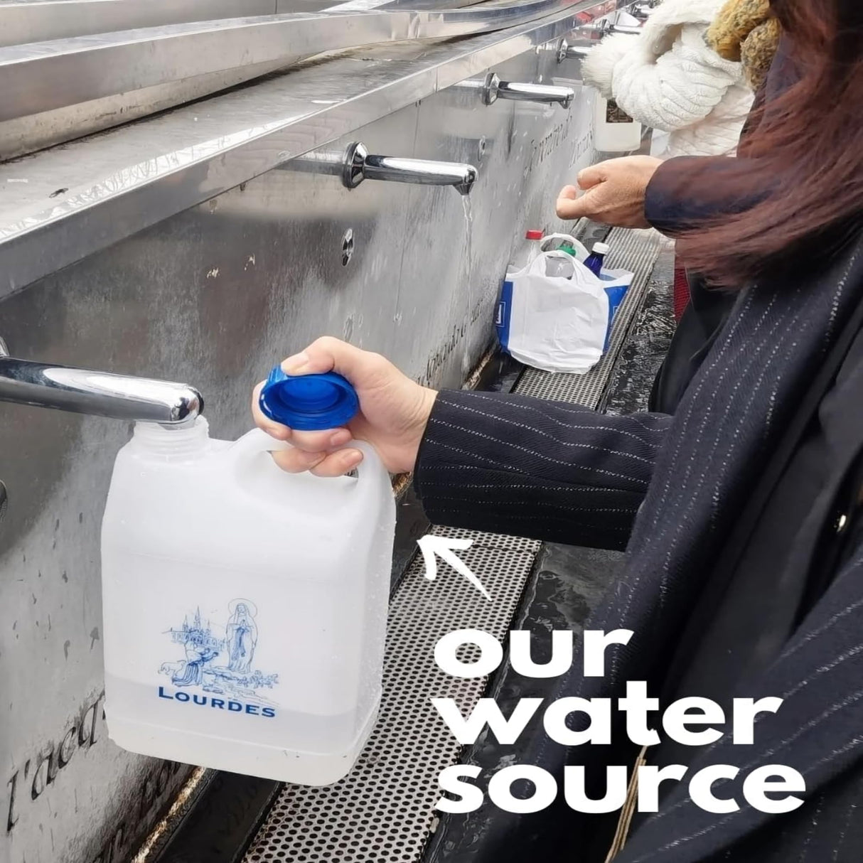 Holy Water Inspirational Stretch Bracelet for Women, Crystal Pearl Beads