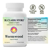 Dr Clark Wormwood Super W Blend 330 mg, 100 Gelatin Capsules