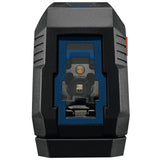 BOSCH GLL50-20 50 Ft Self-Leveling Cross-Line Laser, Includes Integrated Magnetic Mount & 2 AA Batteries