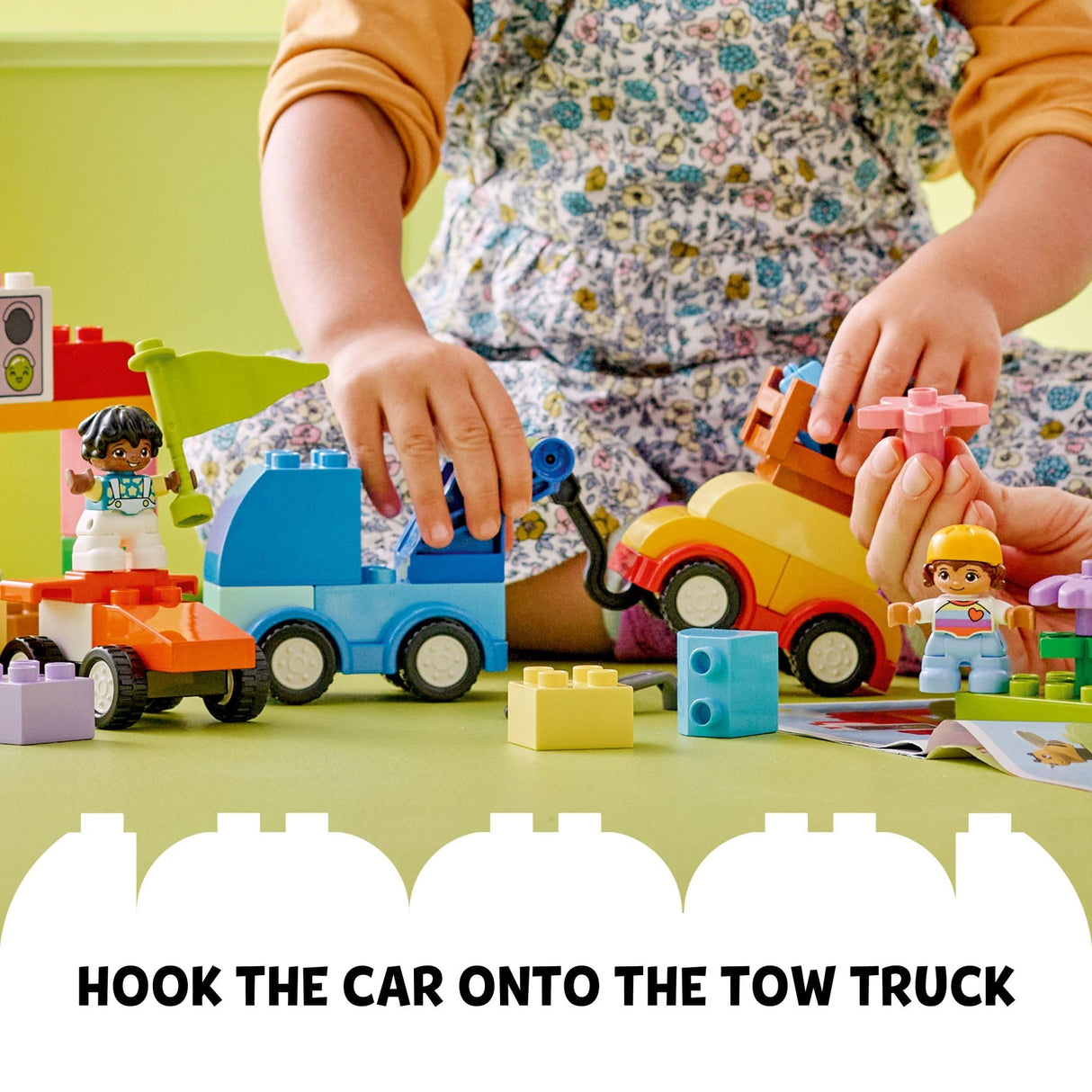 LEGO DUPLO Classic Cars and Trucks Brick Box Building Blocks - Learning & Educational STEM Toys for Toddlers, Ages 1.5+ Years - Develops Fine Motor Skills - Gift for Christmas - 10439