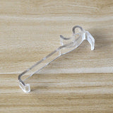 Valance Clips 6pcs 3'' Hidden Clip Clear Plastic for Horizontal Blinds Valance Retainer Holder