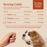 Fera Pets Organic Probiotics for Dogs & Cats with Prebiotics, 60 Scoops