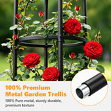 Elegant Outdoor Garden Trellis for Climbing Plants with Premium 100% Metal