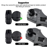 EVIL ENERGY AN Fitting Hose Wrench Adjustable 3AN-16AN Aluminum Black