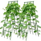 Heavy Duty Cucumber Trellis,2 Pack,No AssemblyGarden Trellis for Climbing Plants Outdoor,Cucumber Trellis, A-Frame Vegetable Frame,Vegetables Peas Beans Squash Cucumber