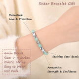 Sister Birthday Gifts, Christmas Birthday Gifts for Sister Sis, Mothers Day Ideas Present Basket Set of 6