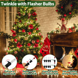 CXLHO Clear Christmas Lights 66FT 200 Incandescent Bulbs Warm White Mini Lights with Black Wire for Christmas Tree, Garland, Thanksgiving, Wedding, Party, Home, Indoor & Outdoor Festival Decoration