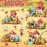 150 PCS Magnetic Blocks - Farm Animals Magnetic Building Blocks Cubes & Magnet Toys, Stacking Magnets, STEM Toys for School Acitivities, Ideal Christmas Birthday Gifts for Boys Age 3+ Years Old