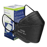 Luesay kn95 Face Masks 50 Pack, Breathable Comfortable and Disposable KN95 Mask, Black