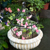 GOOOXIM Metal Garden Obelisk Trellis - 12"x18" Support for Climbing Plants