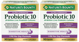 Nature's Bounty Ultra Strength Probiotic 10 Twin Pack, Immune and Upper Respiratory Health, 30 Count (Pack of 2)