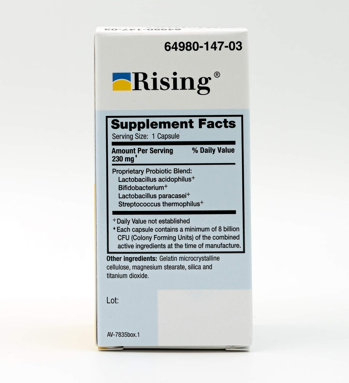 Rising Health - Risaquad 230mg - Probiotic Dietary Supplement Capsules - 30 Count
