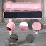 Hip Thrust Belt – Heavy Duty & Secure Glute Trainer with Non-Slip Rubber Extra Padding for Dumbbells, Kettlebells & Plates – Ideal for Gym, Home, & On-the-Go Workouts (Pink)