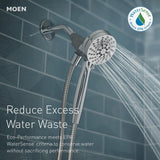 Moen Engage Magnetix Shower Head with Handheld Sprayer, 6 Spray Functions, Spot Resist Brushed Nickel, 26100EPSRN