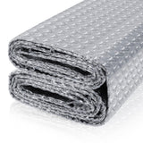Reflective Bubble Insulation Sheet, Double Side Aluminum Foil Bubble Shield, Aluminum Foil Thermal Insulation Radiant Barrier for Windows, RV, Roof, Garage Door (23.6IN X 15FT)