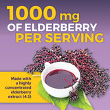 Viva Naturals Elderberry with Vitamin C and Zinc (120 Capsules) - 1000mg Sambucus Elderberry Immune Support Supplement, Black Elderberry Capsules for Adults, Elderberry Vitamins - 2 Months Supply