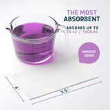 Lunderg Lavender Scented Super Absorbent Commode Pads - Medical Grade Value Pack 100 Count - for Disposable Bedside Commode Liners, Adult Chairs, Portable Buckets & Camping Toilet Bags - Light Scent