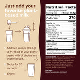 FlavCity Vegan Protein Powder - Chocolate Peanut Butter - 20g Almond, Plant Based Protein Powder - Dairy-Free Shake - With Organic Fruit, Reishi & Cordecyps Mushrooms - No Blender Needed (15 Servings)