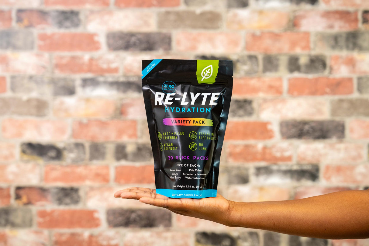 REDMOND Re-Lyte Hydration Electrolyte Powder Mix, Variety Pack, 30 Stick Packs