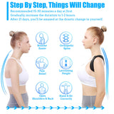 PREMIUM-FUSION Back Brace Posture Corrector for Women and Men - Invisible & Mesh Breathable Upper Back Brace - Adjustable Back Straightener - Relieve Shoulder, Neck & Back Pain, 1 PCS