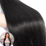 12A Human Hair Bundles 18 20 22 Inch Straight Bundles Human Hair 100% Unprocessed Brazilian Virgin Hair Natural Color Straight Hair Extensions for Women